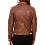 Women Light Brown Trucker Jacket For Sale Women Light Brown Trucker Jacket For Sale