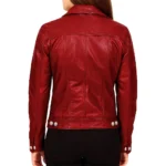 Women Red Trucker Jacket For Sale Women Red Trucker Jacket For Sale