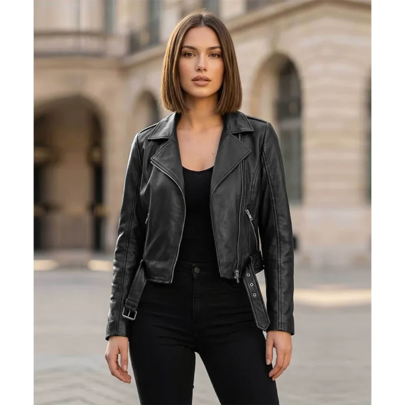 Women's Biker Leather jacket