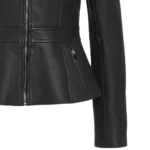 Women's Real Lambskin Biker Leather Black Jacket Women's Real Lambskin Biker Leather Black Jacket