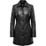 Buy Womens Real Leather Car Black Coat Buy Womens Real Leather Car Black Coat