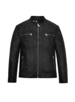 Mens Jason Statham Expend4bles Black Leather Jacket Mens Jason Statham Expend4bles Black Leather Jacket