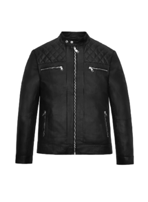 Mens Jason Statham Expend4bles Black Leather Jacket