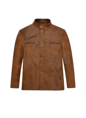 Mens Jean Claude Van Johnson Season 1 Leather Jacket