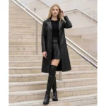 Moonlight Genuine Leather Trench Coat