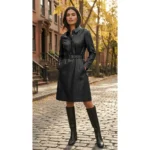 Women Fiorra Genuine Leather Long Coat