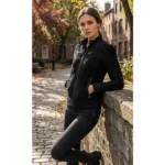 Women's Dodge Black Suede Jacket