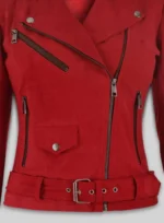 Women’s Jennifer Morrison Once Upon Leather Jacket front style Women’s Jennifer Morrison Once Upon Leather Jacket front style