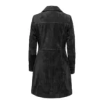 Women's Kandis Suede Black Coat Back