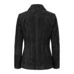 Women's Marsha Suede Black Jacket Backs Women's Marsha Suede Black Jacket Backs