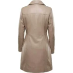 Womens Real Leather Car Beige Coat For Sale Womens Real Leather Car Beige Coat For Sale