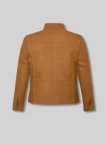 Womens Scarlett Johansson The Avengers Leather Jacket back Womens Scarlett Johansson The Avengers Leather Jacket back